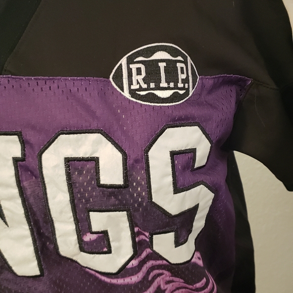 Men's / Unisex football Jersey, small, PimpC, purple and black - Picture 2 of 7